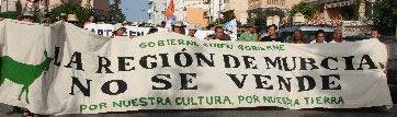 cabecera de la manifestación